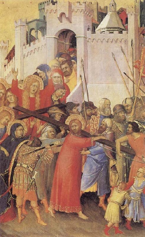 Simone Martini The Road to Calvary France oil painting art